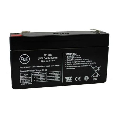 Battery Clerk AJC Newark FNC612 6V 1.3Ah Wheelchair Battery NEWARK-FNC612